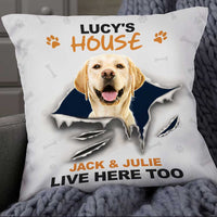 Personalized Dog House Photo Pillow JR102 85O34 thumb 1