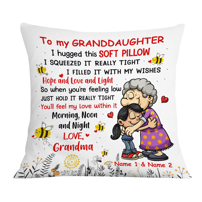 Personalized Mom Grandma Daughter Granddaughter Pillow JR106 30O36 1
