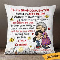 Personalized Mom Grandma Daughter Granddaughter Pillow JR106 30O36 thumb 1