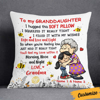 Personalized Mom Grandma Daughter Granddaughter Pillow JR106 30O36 thumb 1
