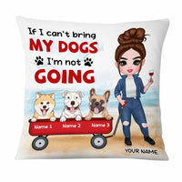 Personalized Dog Mom Dad Pillow JR103 85O47 thumb 1