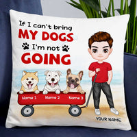 Personalized Dog Mom Dad Pillow JR103 85O47 thumb 1