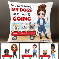 Personalized Dog Mom Dad Pillow JR103 85O47 thumb 1