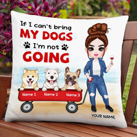 Personalized Dog Mom Dad Pillow JR103 85O47 thumb 1