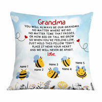 Personalized Love Mom Grandma Bee Pillow JR104 85O47 thumb 1