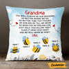 Personalized Love Mom Grandma Bee Pillow JR104 85O47 1