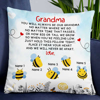 Personalized Love Mom Grandma Bee Pillow JR104 85O47 thumb 1