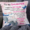 Personalized Elephant Grandma To Grandson Hug This Pillow JR105 95O57 1
