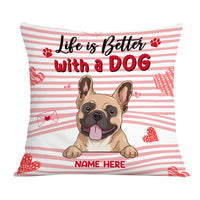 Personalized Dog Valentine Pillow JR112 23O36 thumb 1