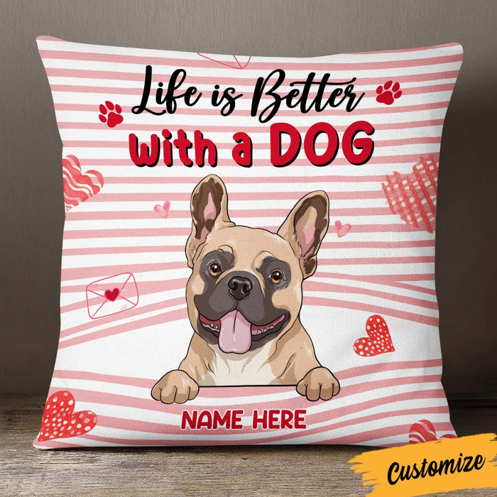 Personalized Dog Valentine Pillow JR112 23O36 1