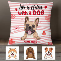 Personalized Dog Valentine Pillow JR112 23O36 thumb 1
