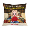 Personalized Just A Girl Who Loves Books Pillow JR113 23O36 1