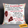 Personalized Long Distance Mom Grandma Daughter Granddaughter Pillow JR106 26O58 1