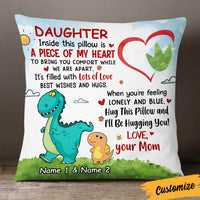 Personalized Dinosaur Daughter Pillow JR103 95O36 thumb 1