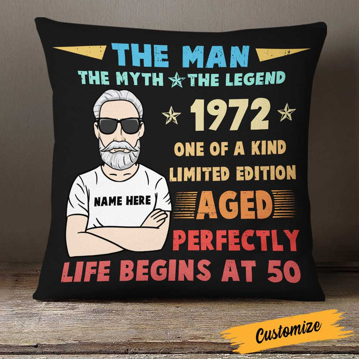 Personalized Love Dad Grandpa Pillow JR105 23O23 1