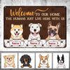 Personalized Indoor Dog Metal Sign JR109 26O47 1