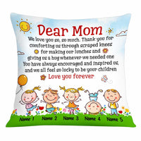 Personalized Mom Grandma Pillow JR104 26O34 thumb 1