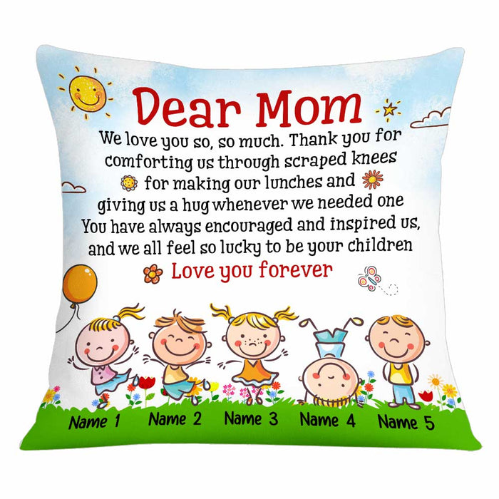 Personalized Mom Grandma Pillow JR104 26O34 1