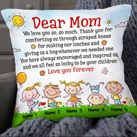 Personalized Mom Grandma Pillow JR104 26O34 thumb 1