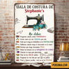 Personalized Sewing Room Rules Spanish Costura Metal Sign JR111 81O47 1