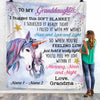 Personalized Granddaughter Unicorn Blanket DB304 81O58 1