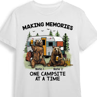 Personalized Couple Bear Husband Wife Camping T Shirt JR112 81O58 thumb 1
