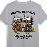 Personalized Couple Bear Husband Wife Camping T Shirt JR112 81O58 thumb 1