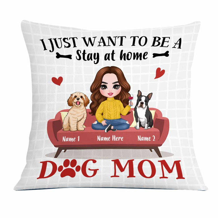 Personalized Dog Mom Pillow JR116 26O23 1