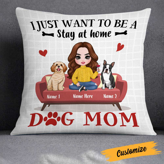 Personalized Dog Mom Pillow JR116 26O23 1