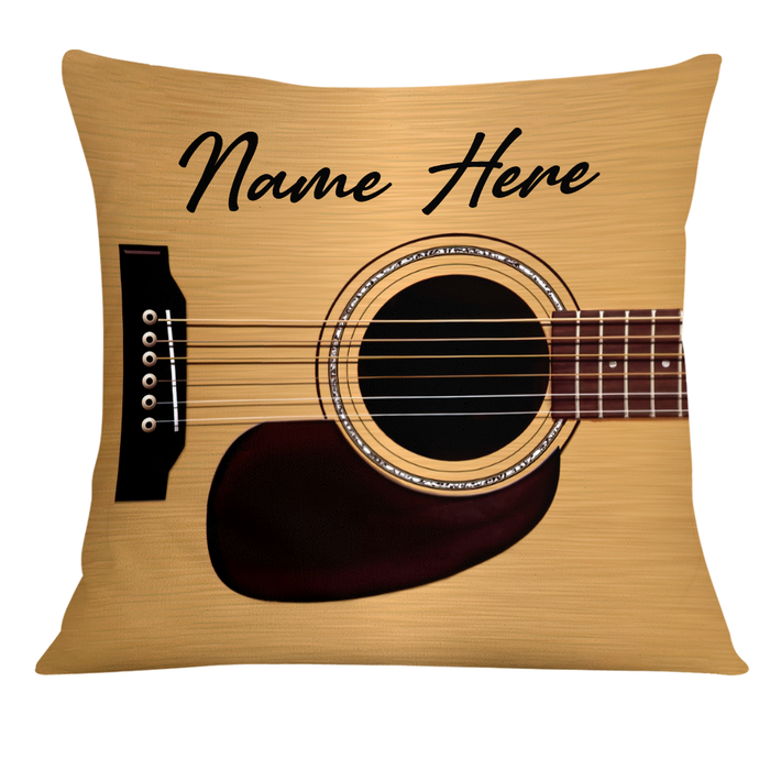 Personalized Guitar Lover Pillow JR113 95O24 1