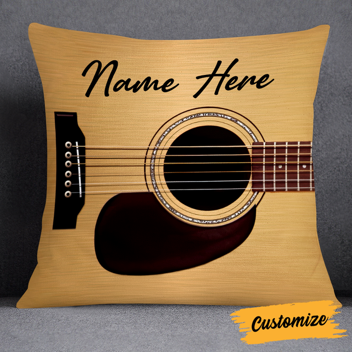 Personalized Guitar Lover Pillow JR113 95O24 1