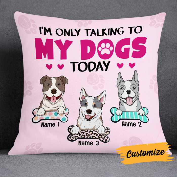 Personalized Dog Mom Pillow JR117 26O24 1