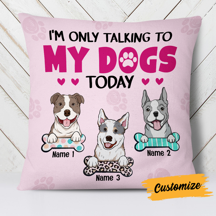 Personalized Dog Mom Pillow JR117 26O24 1