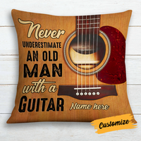 Personalized Old Man Guitar Pillow JR116 24O24 thumb 1
