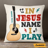 Personalized Jesus Guitar Pillow JR117 24O47 thumb 1