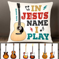 Personalized Jesus Guitar Pillow JR117 24O47 thumb 1
