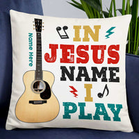 Personalized Jesus Guitar Pillow JR117 24O47 thumb 1