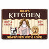 Personalized Indoor Decor Kitchen Love Metal Sign JR113 81O47 1