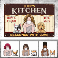 Personalized Indoor Decor Kitchen Love Metal Sign JR113 81O47 thumb 1