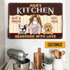 Personalized Indoor Decor Kitchen Love Metal Sign JR113 81O47 1