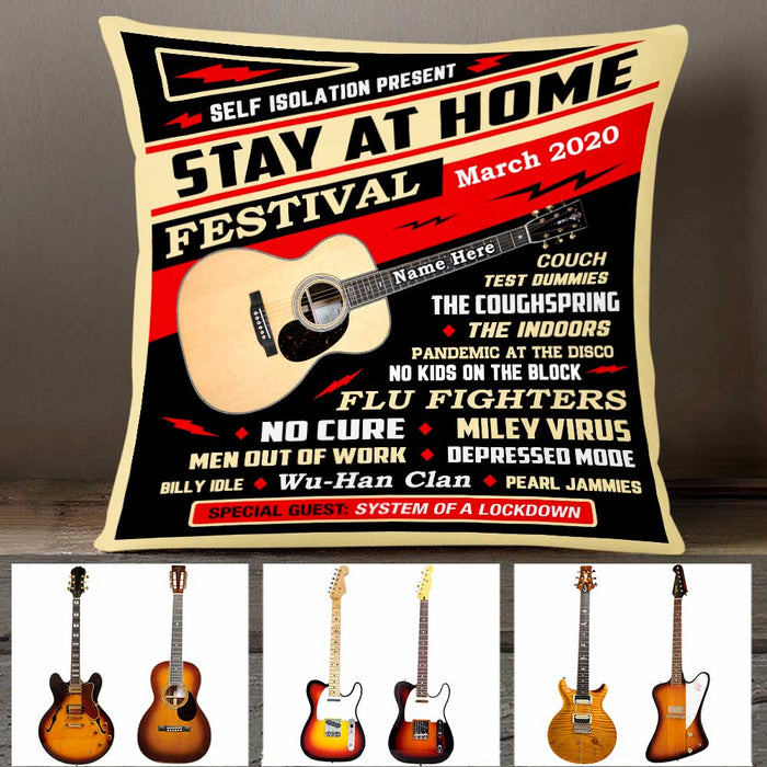 Personalized Guitar Love Pillow JR118 24O47 1