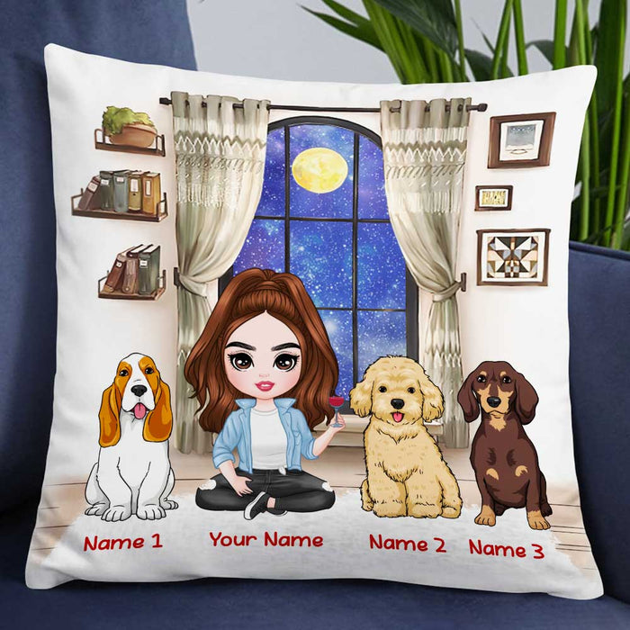 Personalized Dog Mom Pillow JR119 24O47 1