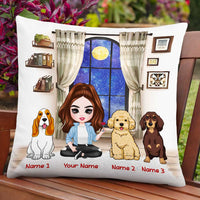 Personalized Dog Mom Pillow JR119 24O47 thumb 1