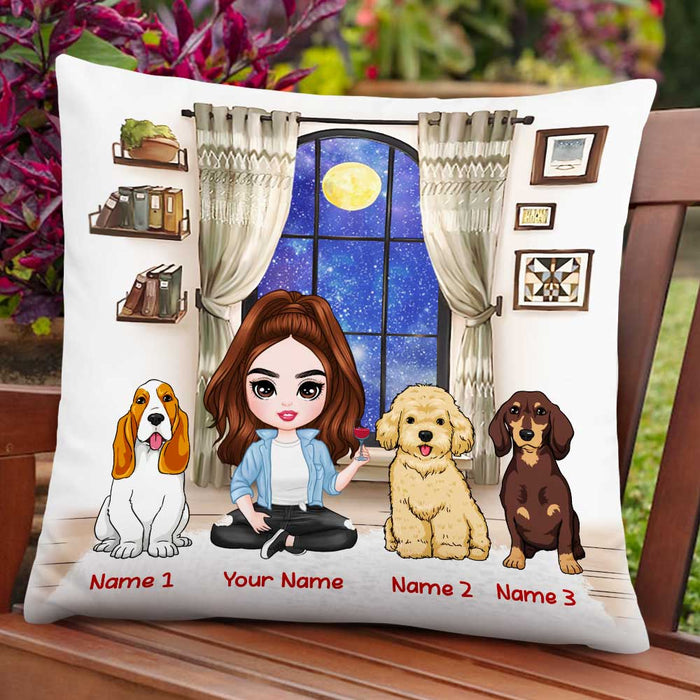 Personalized Dog Mom Pillow JR119 24O47 1