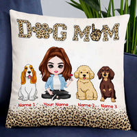 Personalized Dog Mom Pillow JR114 95O47 thumb 1