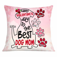 Personalized Dog Mom Valentine Pillow JR112 85O34 thumb 1
