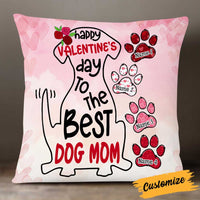 Personalized Dog Mom Valentine Pillow JR112 85O34 thumb 1