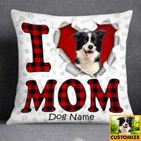 Personalized Love Dog Mom Pillow JR115 24O34 thumb 1