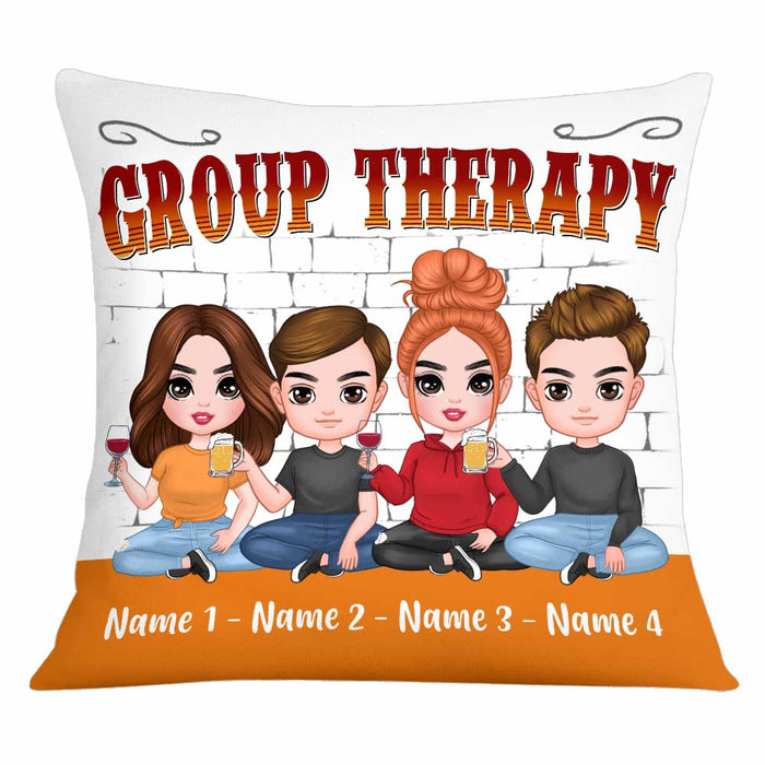 Personalized Friends Group Therapy Pillow JR112 26O34 1