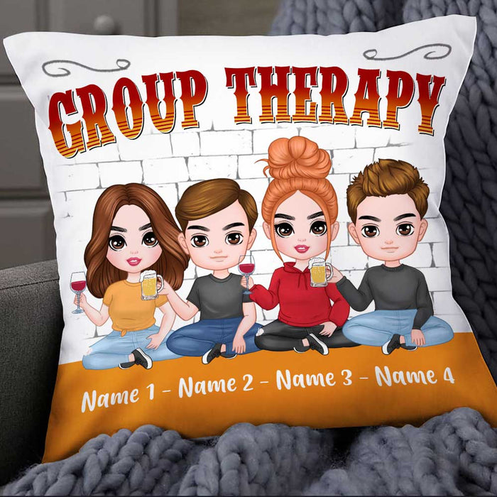 Personalized Friends Group Therapy Pillow JR112 26O34 1
